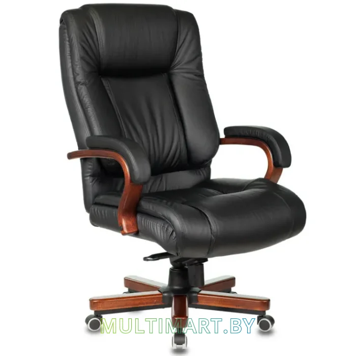 Кресло Бюрократ T-9925WALNUT (черный)